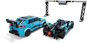 LEGO 76898 SPEED CHAMPIONS FORMULA E PANASONIC JAGUAR RACING GEN2 CAR I JAGUAR I-PACE E TROPHY