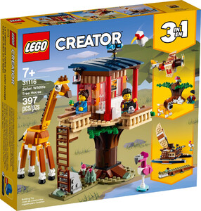 LEGO 31116 CREATOR DOMEK NA DRZEWIE NA SAFARI