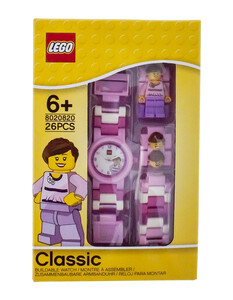 LEGO 8020820 ZEGAREK CLASSIC FIGURKA RÓŻOWA