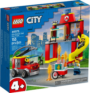 LEGO 60375 CITY REMIZA STRAŻACKA I WÓZ STRAŻACKI