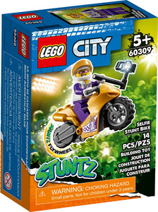 LEGO 60309 CITY SELFIE NA MOTOCYKLU KASKADERSKIM