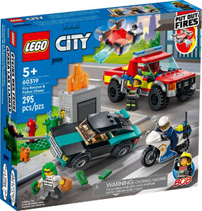 LEGO 60319 CITY AKCJA STRAŻACKA I POLICYJNY POŚCIG